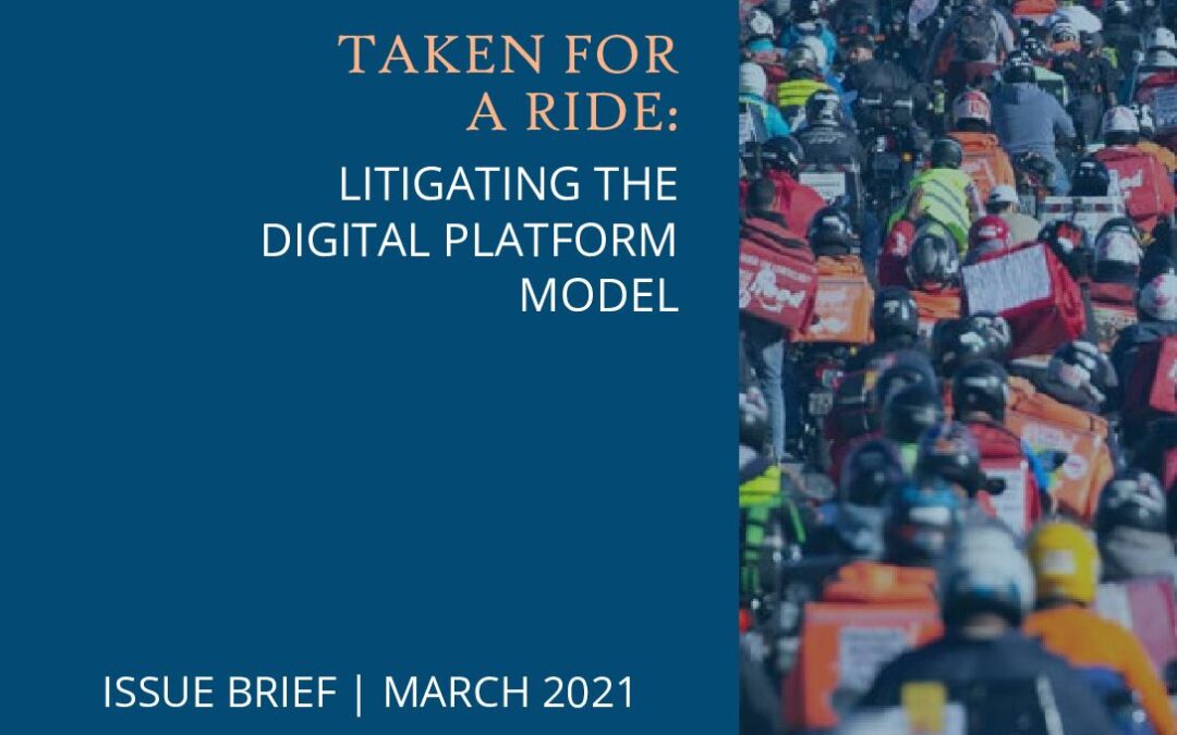 Taken for a Ride: Litigating the Digital Platform Model